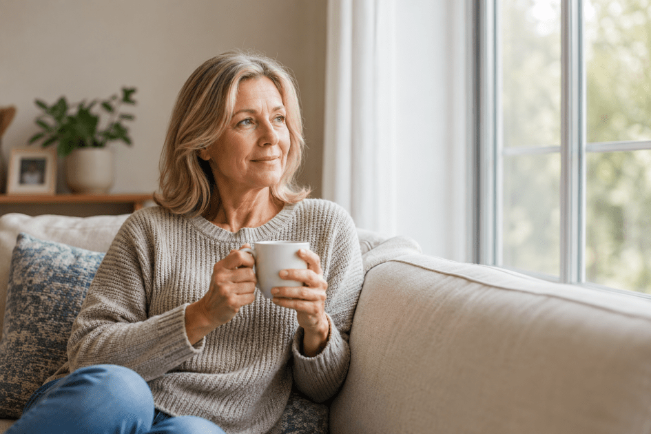 Mujer cafe espertando exs de control