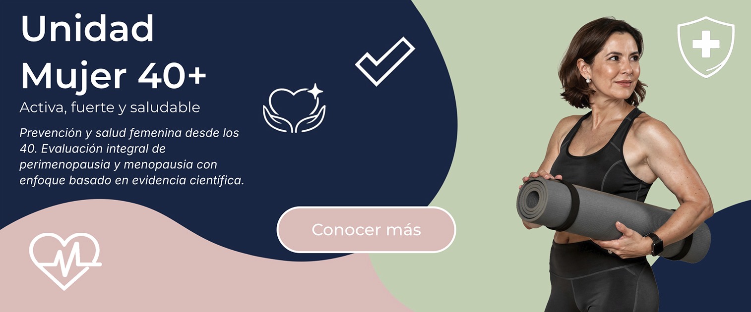Mujer 40 + banner